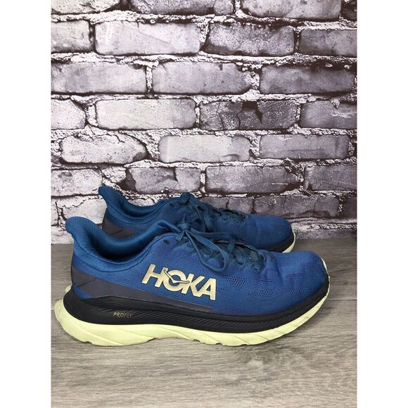 Hoka One One Mach 4 Blue Coral Synthetic Lace Up Running Shoes Men 9.5D US/43.3 main image 15